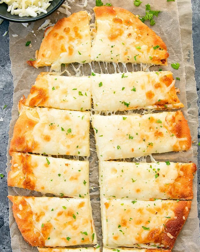 Keto Cheesy Garlic Bread Recipe