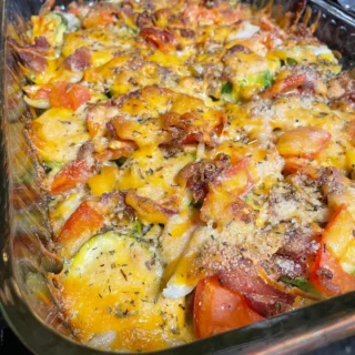 Loaded Zucchini Bake