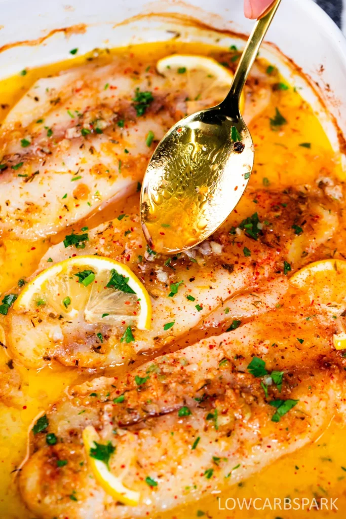 Oven Baked Garlic Butter Lemon Tilapia