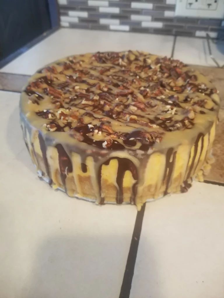 Keto Turtle Cheesecake