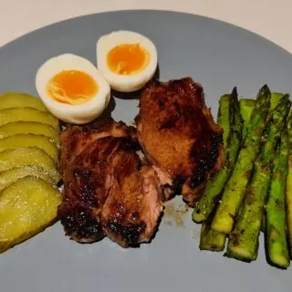 Low carb and moderate protein for dinner