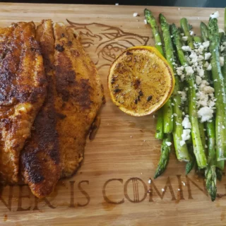 Lemon Cajun Catfish