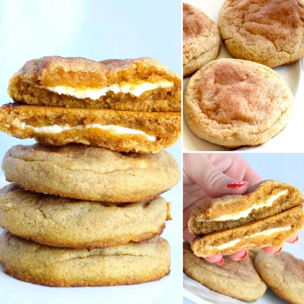 Keto Cheesecake Stuffed Snickerdoodle Cookies