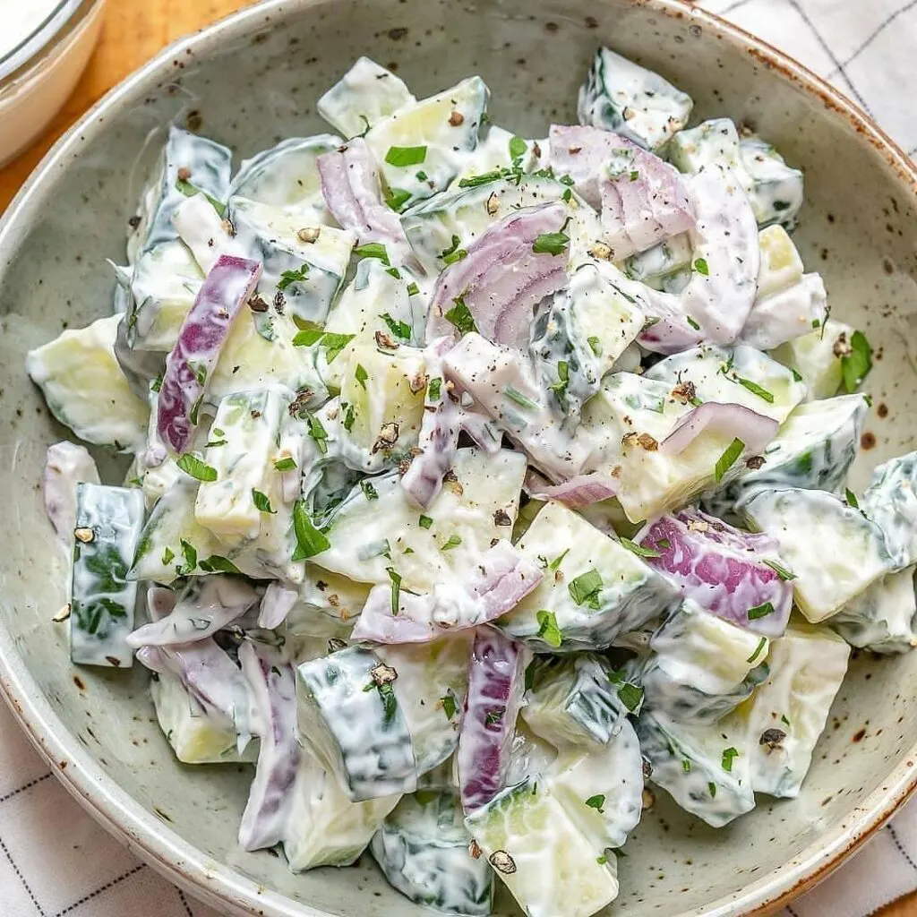 Yogurt Cucumber Salad