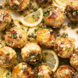 Chicken Piccata Meatballs