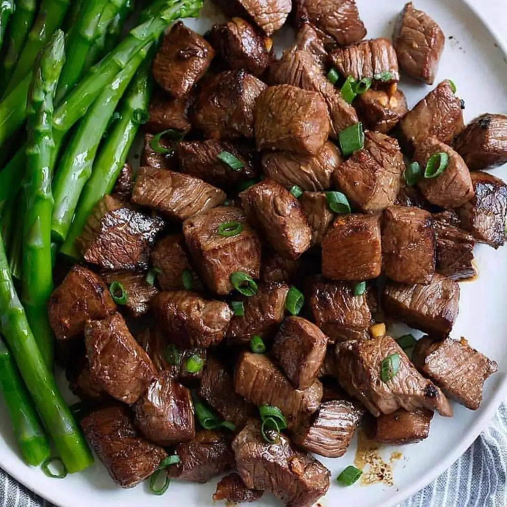 Garlic Steak Bites