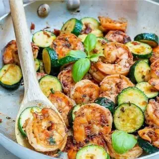 Tomato Pesto Shrimp