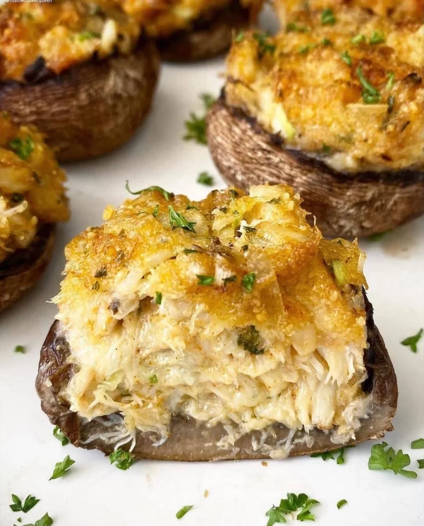 Crab Stuffed Mushrooms Recipe