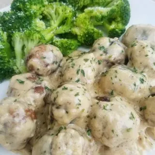 Chicken Alfredo Meatballs