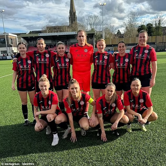 Women's football match suspended after team signs 34yearold, 6ft
