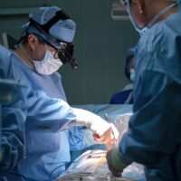 Team,Of,Professional,Doctors,Operating,A,Patient,Conducting,Open,Heart